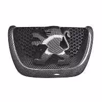 آرم جلو پنجره 207 مشکی کربن مناسب خودرو پژو 207