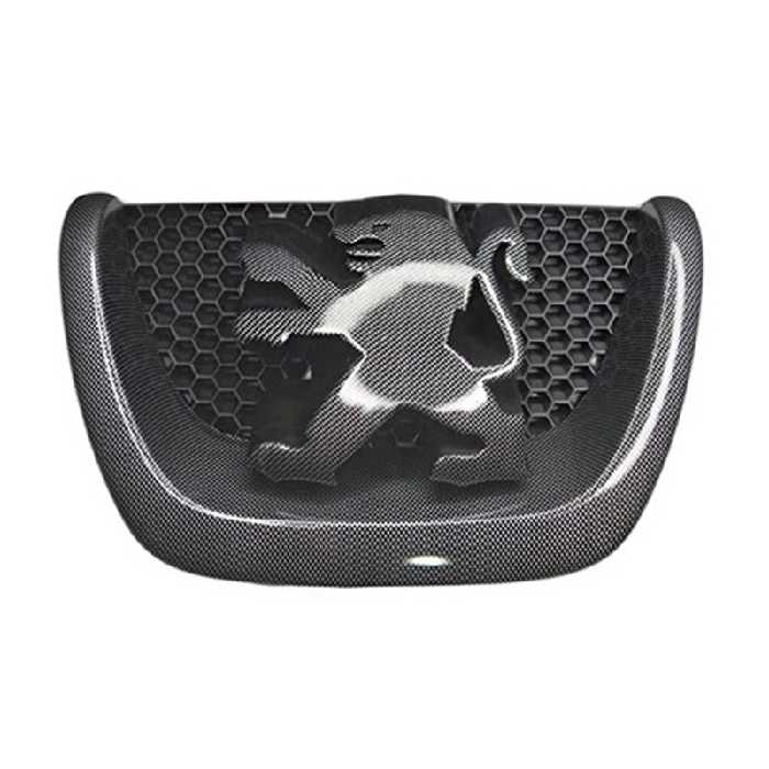 آرم جلو پنجره 207 مشکی کربن مناسب خودرو پژو 207