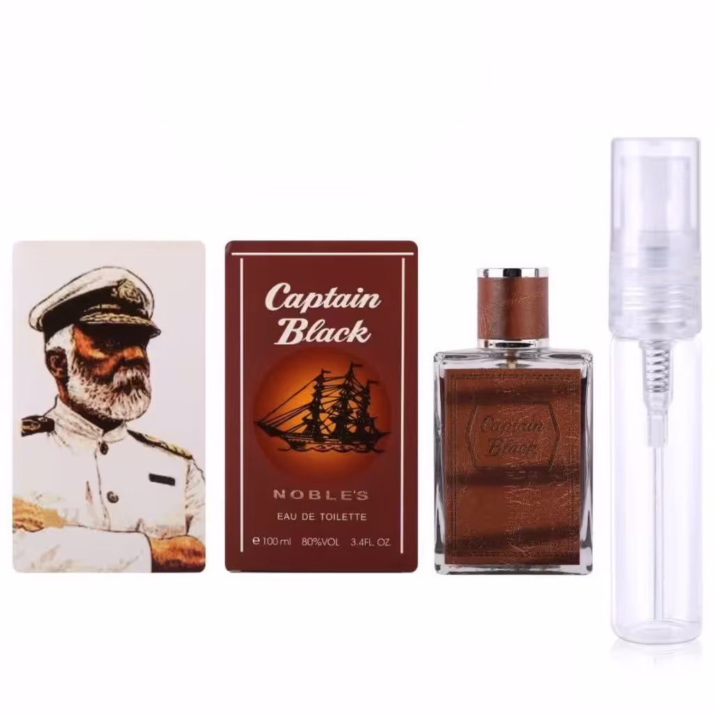 عطر گرمی   کاپتان ( کاپیتان ) بلک تلخ   از برند بل آلمان 
