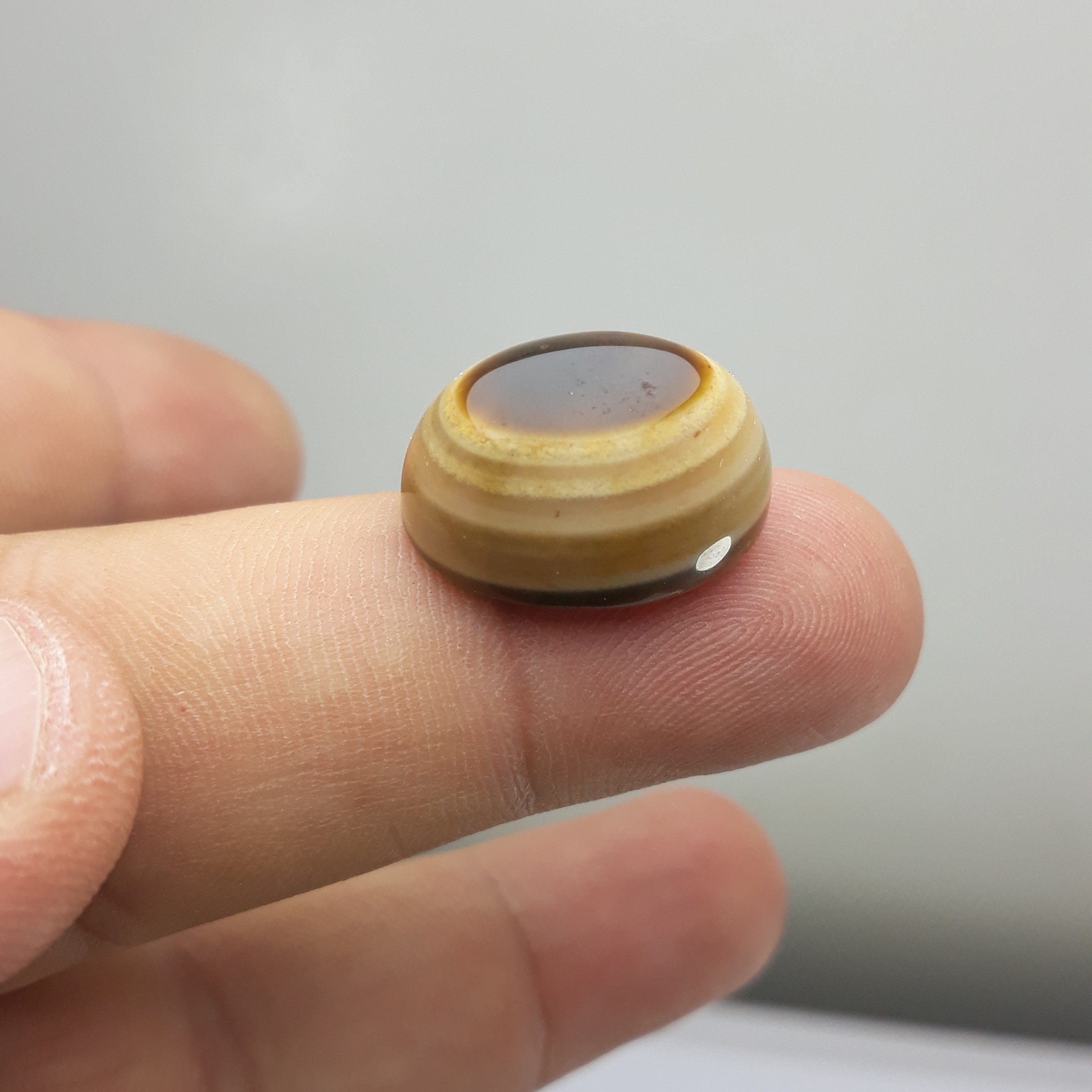 نگین باباقوری سه پوست معدنی