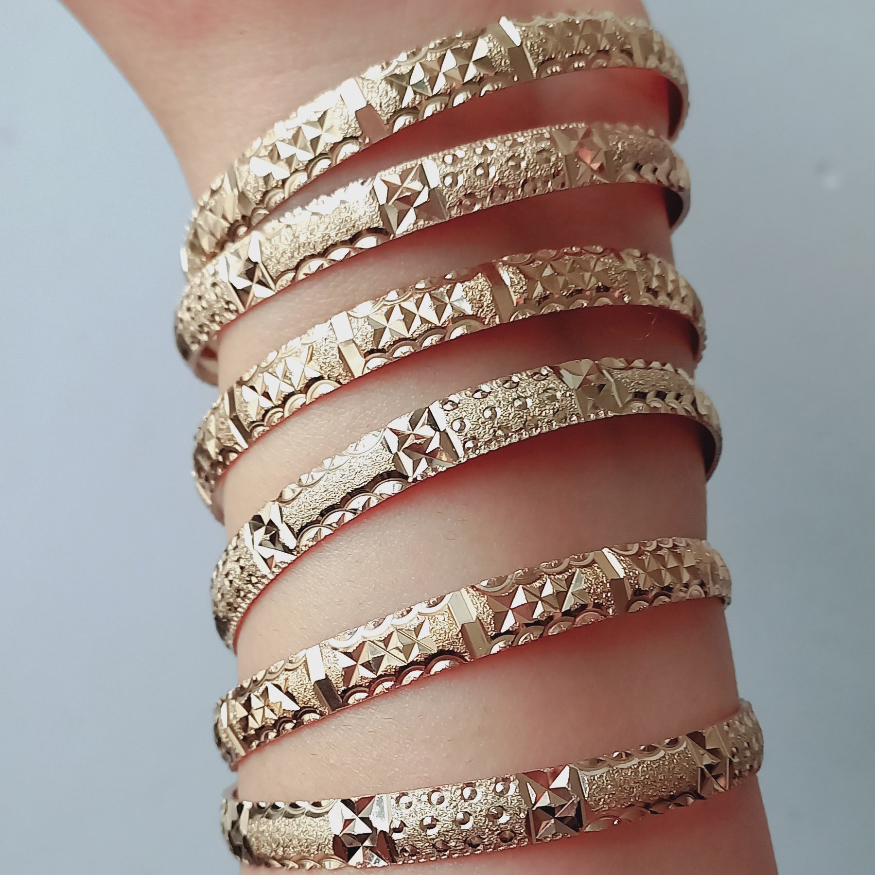 النگو طلاروس زنانه و بچگانه رنگ ثابت تضمینی ضد حساسیت 