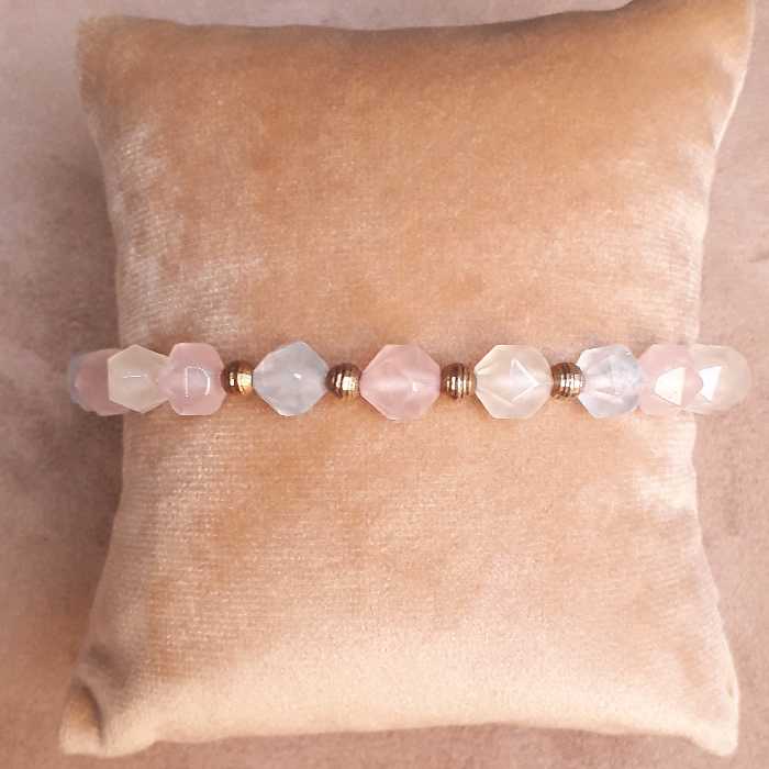 دستبند سنگی مورگانایت