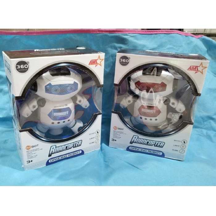 اسباب بازی ربات موزیکال و رقاص با قابلیت چرخش 360 درجه ای