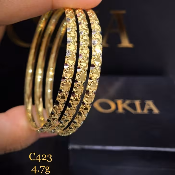 النگو نقره مشابه طلا با گارنتی بی قید وشرط مدل 0c423 باعیار 925