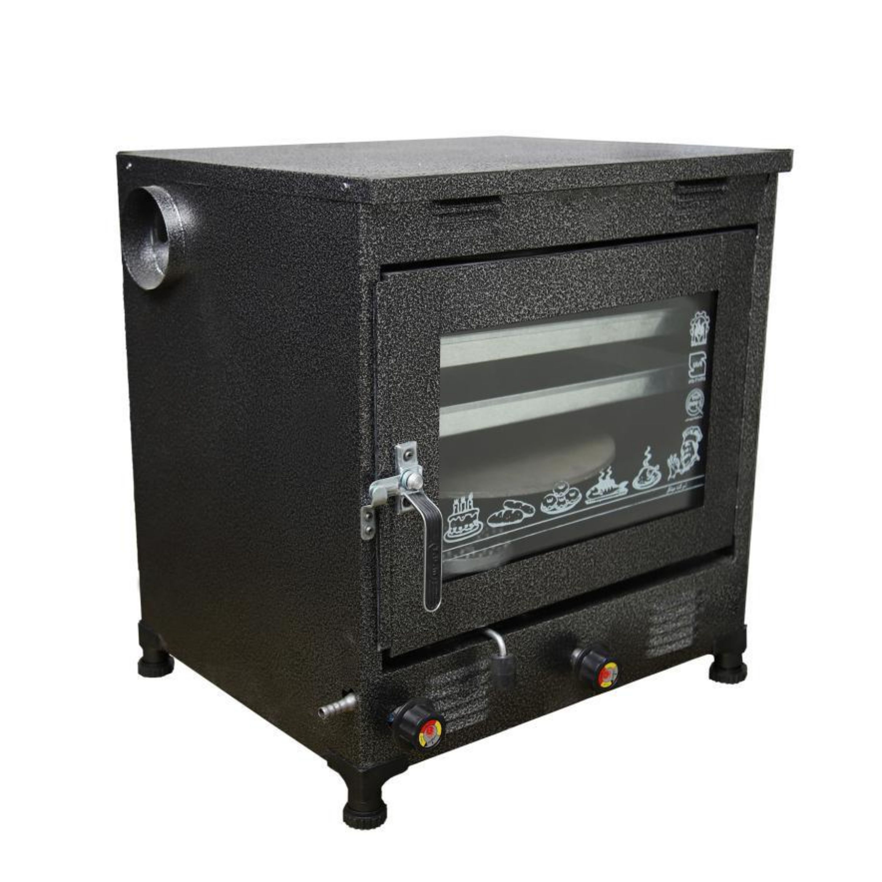 تنور گازی مدل مبتکر رنگی کوره ای با جوجه گردان TG 222