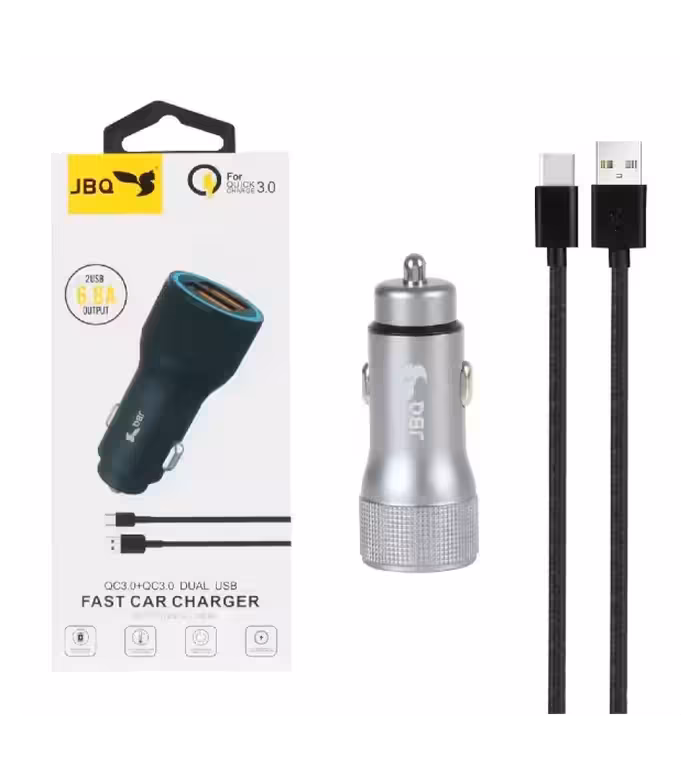 شارژر فندکی جی بی کیو مدل CC-D5 توان 18 وات