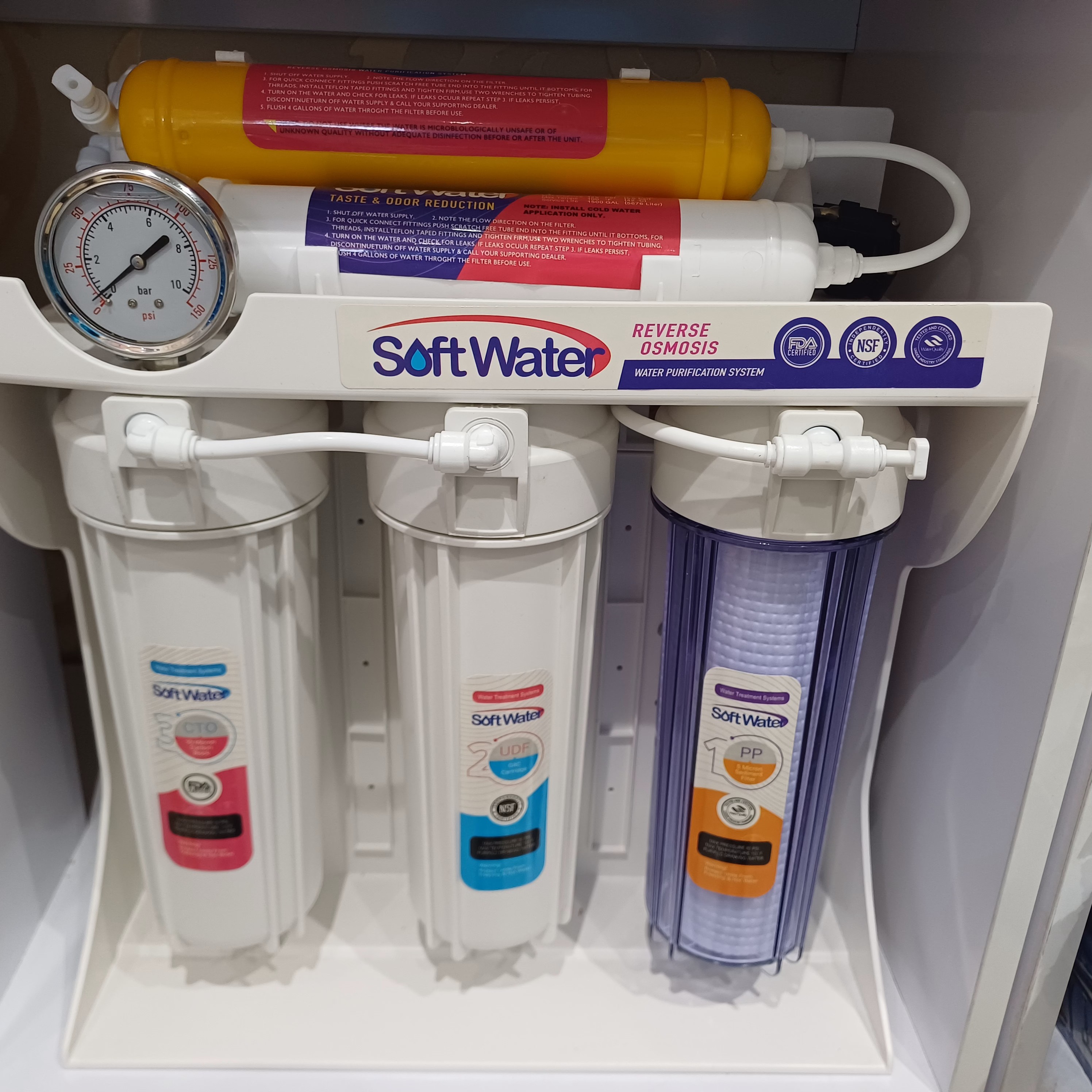 دستگاه تصفیه آب سافت واتر 6 مرحله ای 