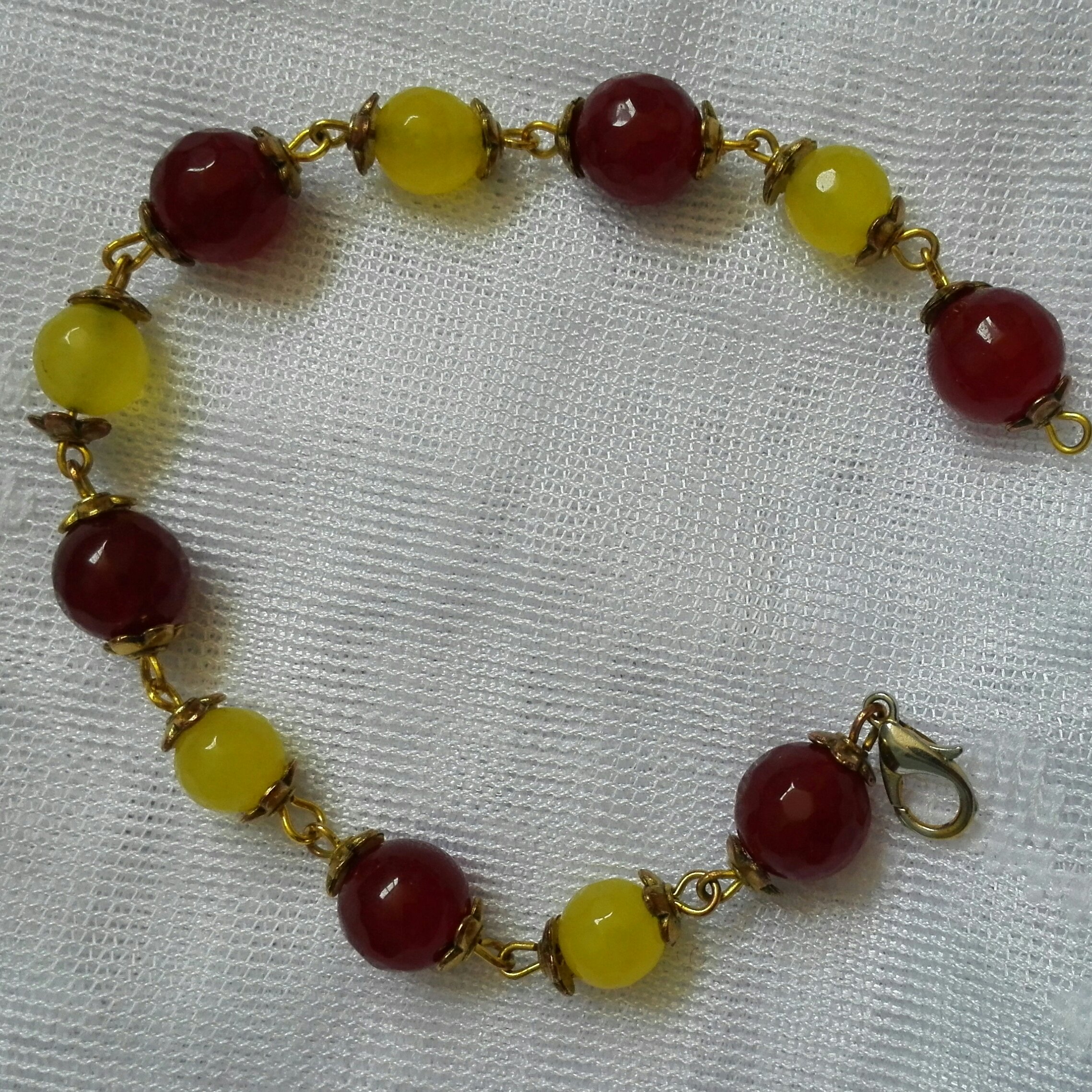 دستبند سنگ زرشکی