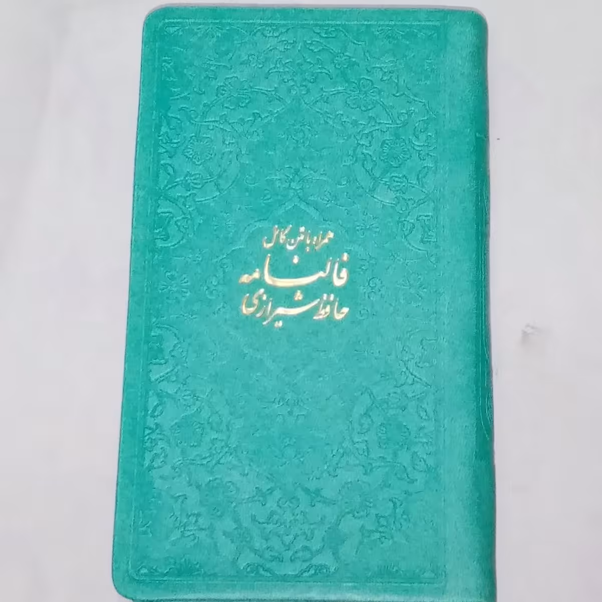 دیوان حافظ و فالنامه پالتویی چرمی رنگی سبز و رنگهای مختلف