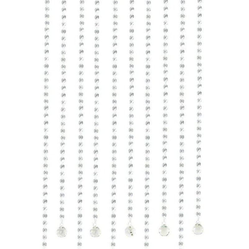 پرده آویز آریا کریستال مدل کوتاه و بلند عرض50 و ارتفاع 70 سانتیمتر(رنگ شامپاین)