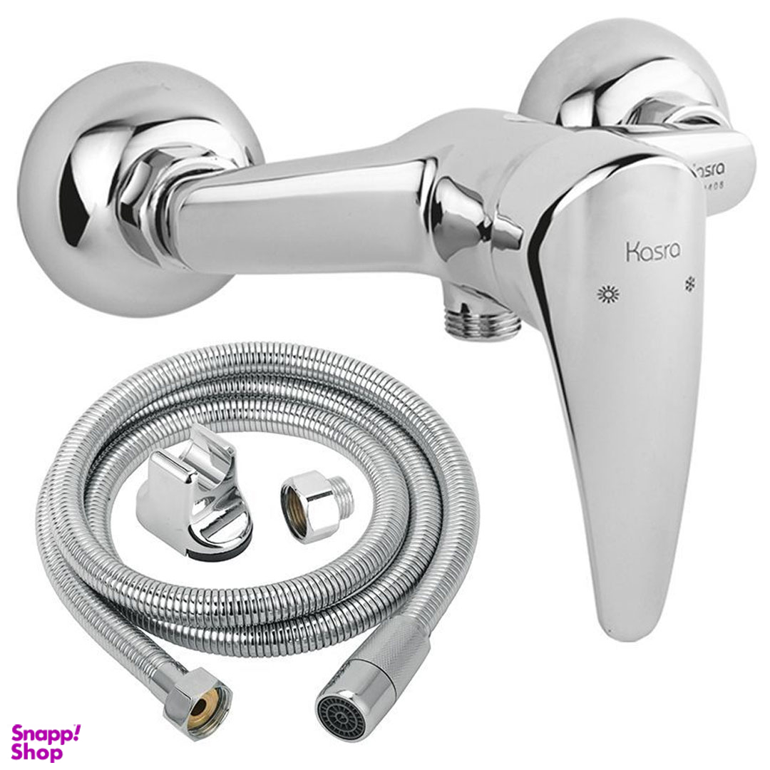 شیر سرویس بهداشتی کسری مدل کارون به همراه شلنگ