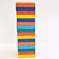 جنگا رنگی برج هیجان دومینو برج شادی