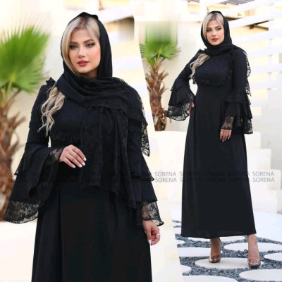 ماکسی کرپ کش و تور مدل ونوس