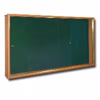 خرید تابلو اعلانات ام دی اف قاب دار شیشه خور مهرگان سایز 120 × 90 سانتی متر
