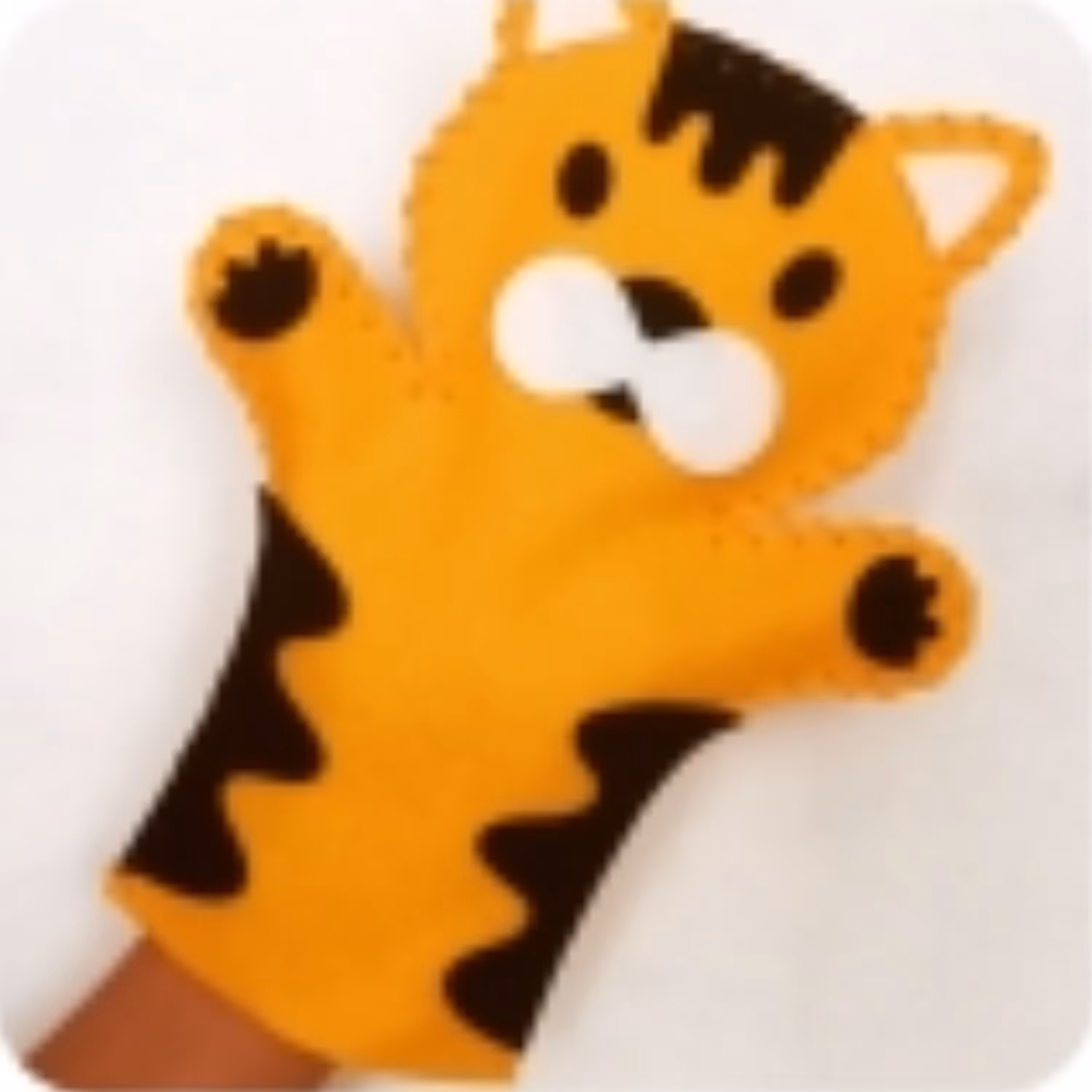 عروسک دستکشی ساختنی گربه خیاط کوچولو