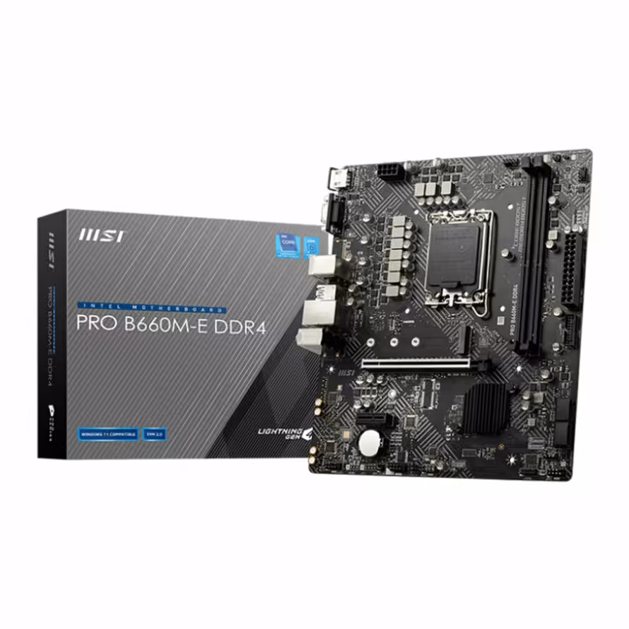 مادربرد ام اس آی PRO B660M-E DDR4