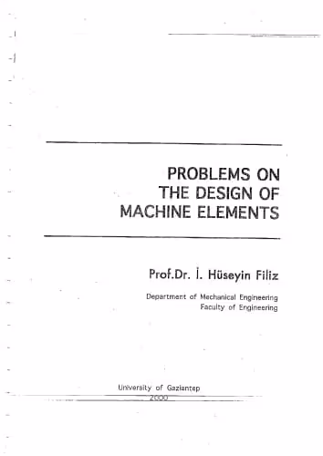 󾕇 دانلود کتاب Problems Of The Design Of Machine Elements, 2000 - دانلود کتاب های دانشگاهی