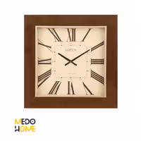 ساعت دیواری چوبی لوتوس مدل TROY کد W-9911