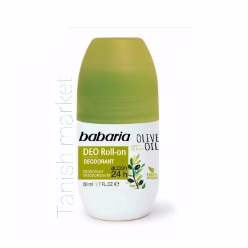 مام رول ضدتعریق باباریا آقایان وخانمها حاوی عصاره برگ زیتون ساخت اسپانیا حجم 50 میل 