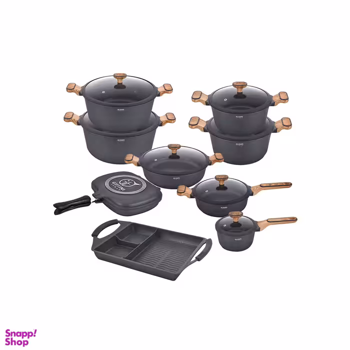 سرویس پخت و پز 17 پارچه جی فی نی مدل بایوگرانیت W.G17