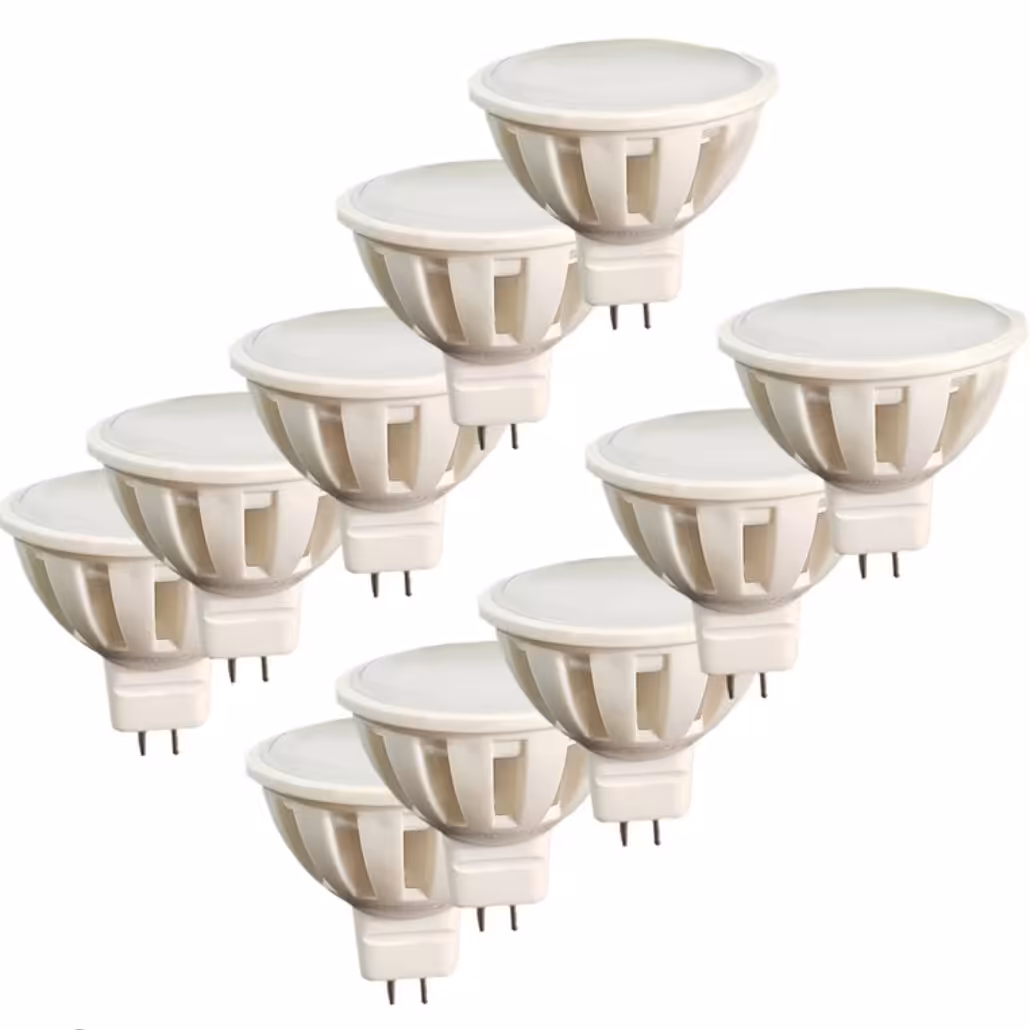 هالوژن 5 وات پایه سوزنی  مهتابی بسته  10 عددی