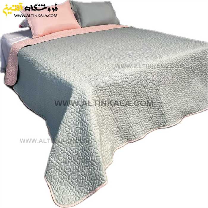 روتختی بهارخواب لومانا دونفره 4تکه رنگ گلبهی – سدری