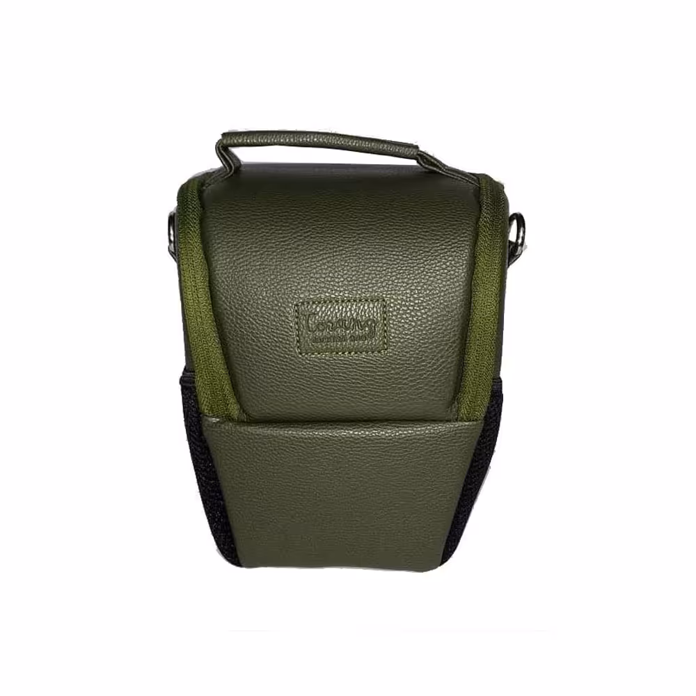 کیف دوربین عکاسی پوزه ای ترنگ سایز L سبز یشمی