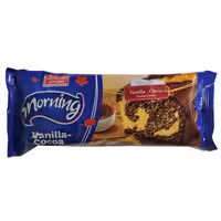 کیک صبحانه کاکائویی با کرم وانیل شیرین عسل - 100 گرم بسته 12 عددی