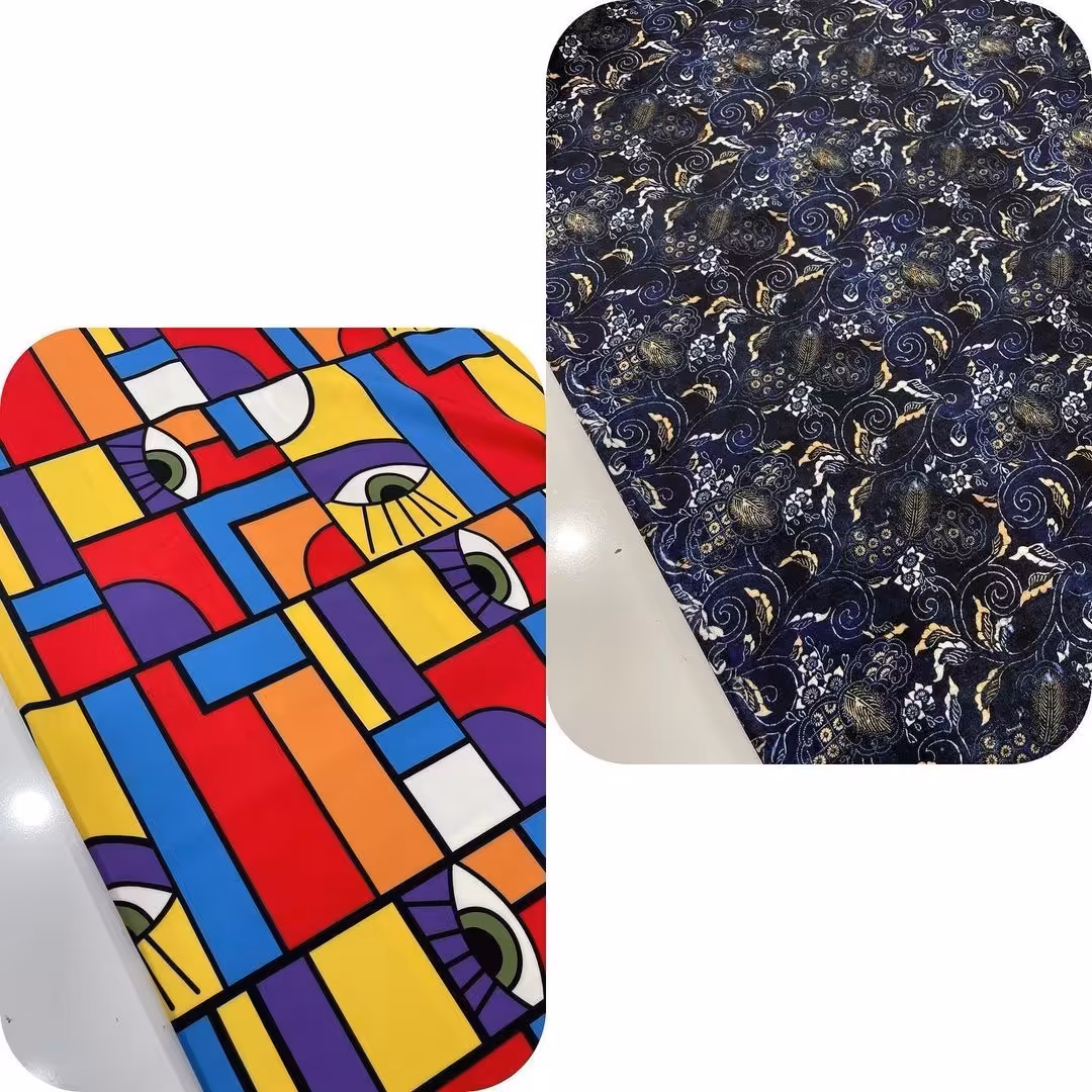 پارچه ی کرپ مازراتی طرحدار 3 مناسب برای کت و اورال یا سرهمی و مانتو و دامن و خرجکار و کتان و شومیز 