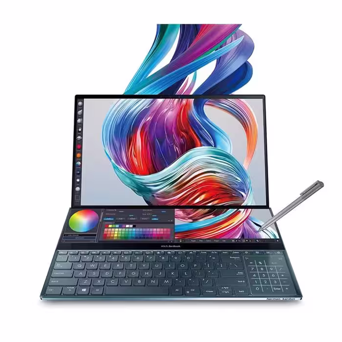 لپ تاپ ایسوس مدل ZenBook Pro Duo UX581GV با پردازنده i9 و صفحه نمایش لمسی