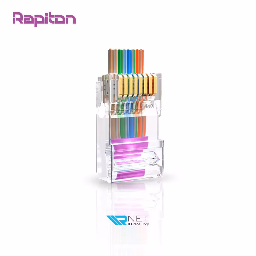Open-End سوکت CAT.6 UTP رپیتون مدل Rapiton RP-MP1-6UP بسته 100 عددی