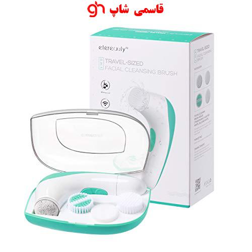 فیس براش 4 کاره برند ETEREAUTY ETEREAUTY 4 in 1 Travel-sized Electric Facial Cleaning Brush Skin Care Electric Beauty Device Brush Skin Care Massager