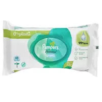 دستمال مرطوب کودک پمپرز PAMPERS مدل  hormonie AQUA تعداد 48 عددی