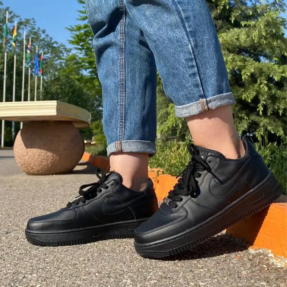 کتونی نایک ایرفورس وان مشکی تمام Nike Air Force 1