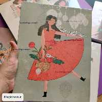 دفتر کلاسوری فانتزی 26 حلقه برند سویل