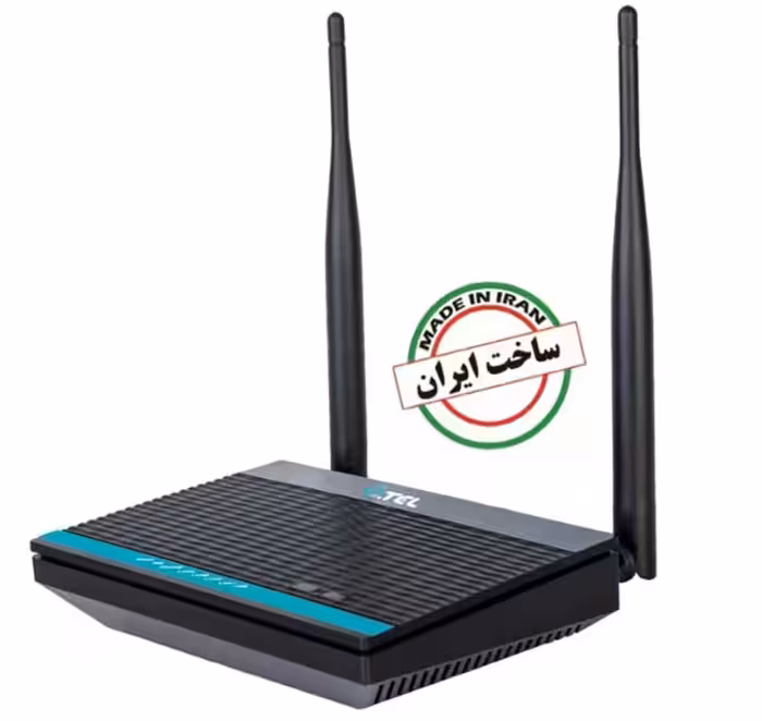 مودم روتر ADSL2 Plus بی‌ سیم U-Tel ساخت ایران – مدل A304UU.TEL A304U 300Mbps Wireless ADSL2  Modem Router