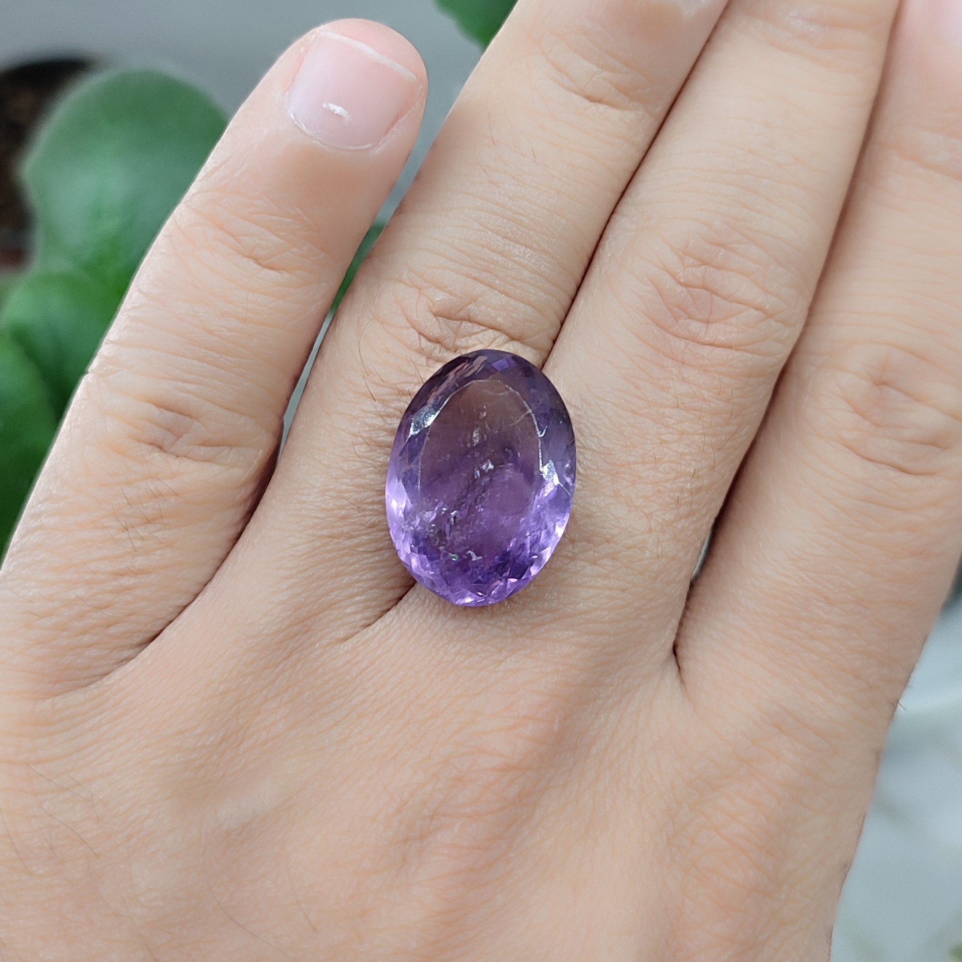 سنگ آمیتیست تراش جواهری کد 7 (22 قیراطی)