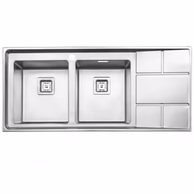 سینک باکسی استیل البرز مدل 950 توکار