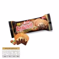 کیک دو قلو مغز دار ریحانه،بسته 36 عددی