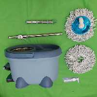 ست سطل و زمین شوی سوئیت هوم مدل MUMA طوسی فیلی