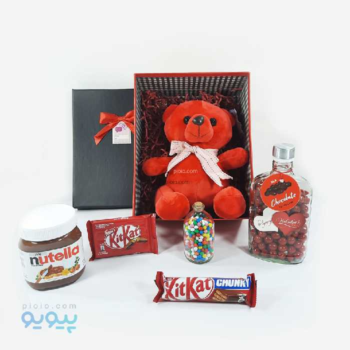 هدیه روز ولنتاین با عروسک خرس قرمز