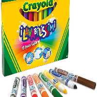 ماژیک قابل شست و شو 12 رنگ کودک crayola کد 8329