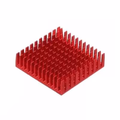 مجموعه 5 عددی هیت سینک سایز 4x4cm مخصوص المان سردکننده رنگ قرمز