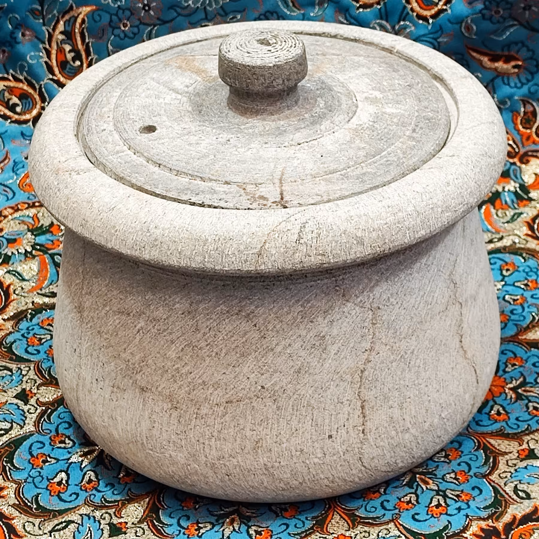 قابلمه سنگی  4 نفره مدل مخصوص خاکستری