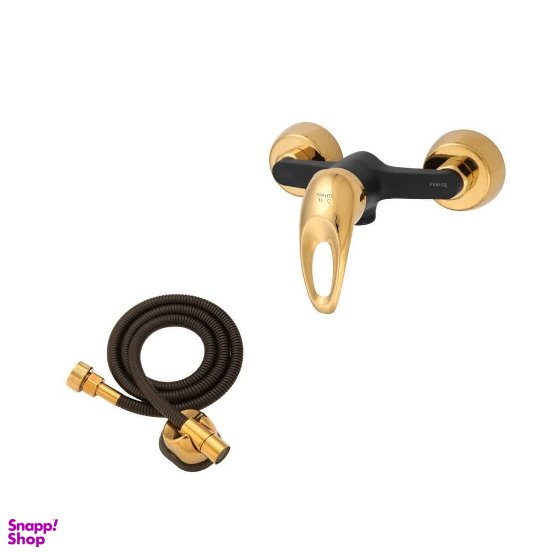 شیر سرویس بهداشتی فاخته مدل اورانوس کد MT به همراه شلنگ مجموعه 2 عددی