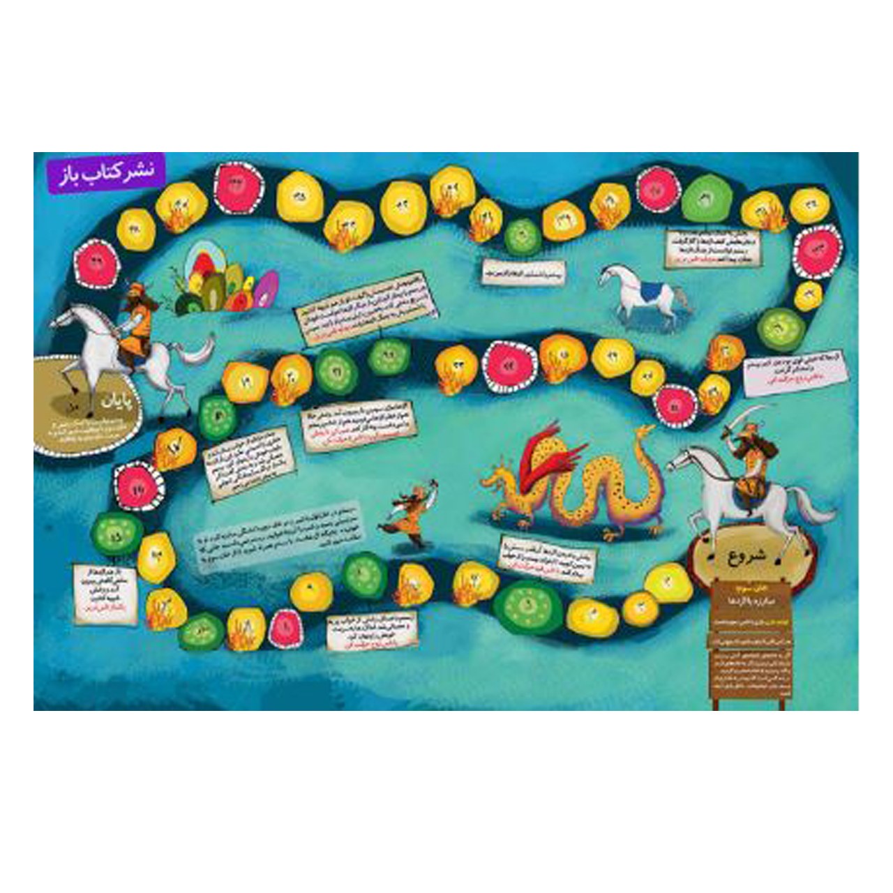 بازی فکری  طرح داستان هفت خان رستم  (خان سوم)