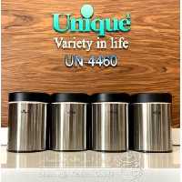 بانکه حبوبات سفید پنجره دار 4 سایز کد UN_5995