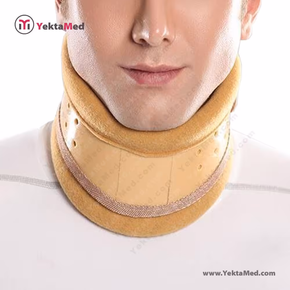 گردن بند طبی سخت پاک سمن کد 002 - یکتامد YektaMed