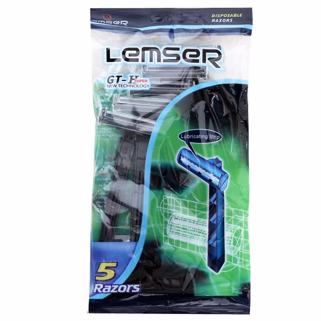 ژیلت دوتیغ لمسربسته پنج عددی