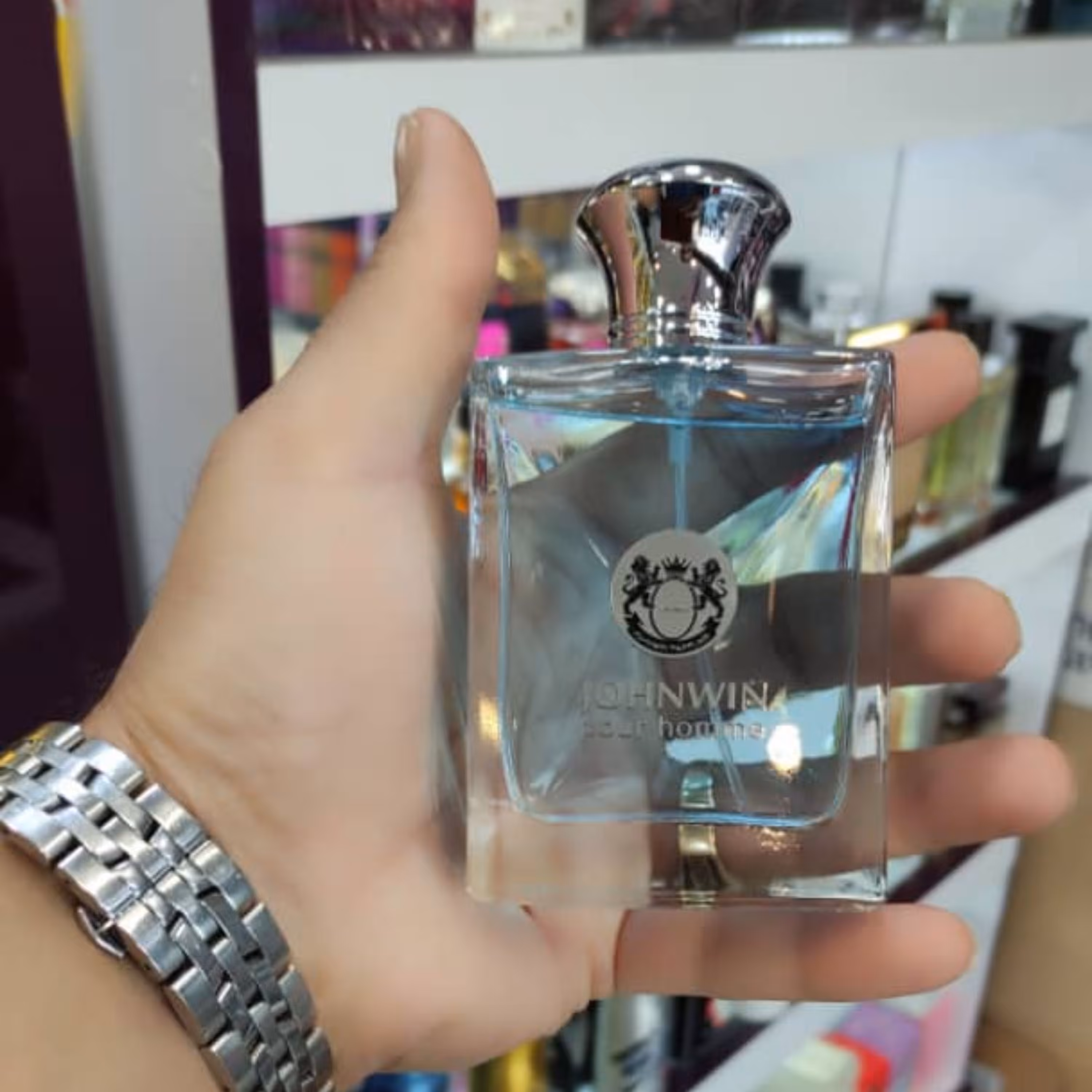 ادکلن مردانه پور هوم جانوین مشابه عطر (ورساچه پور هوم) حجم 100 میل
